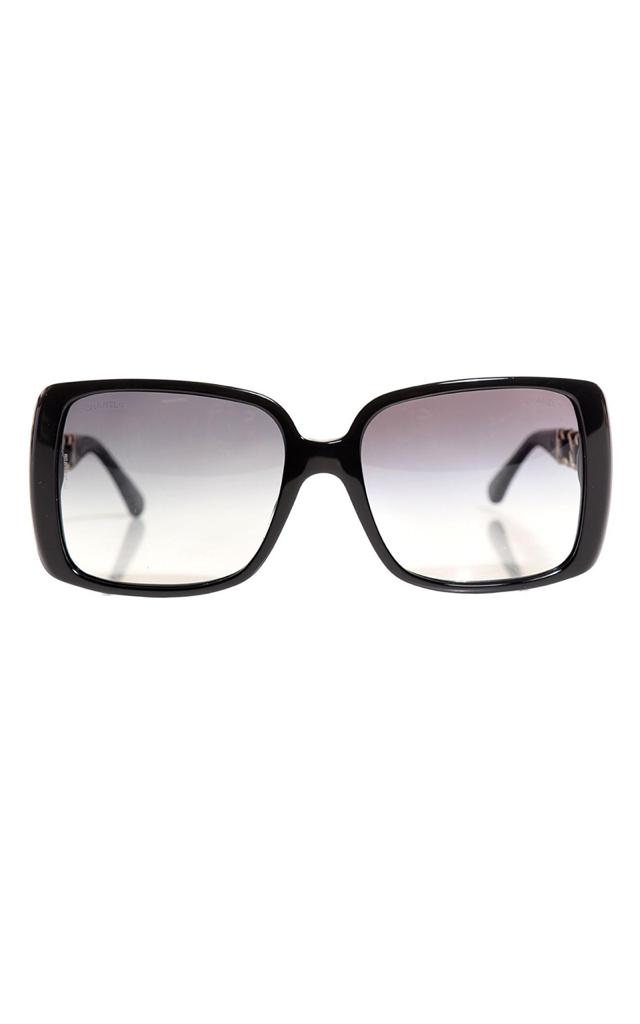 Chanel Square Chained Glasses in White
