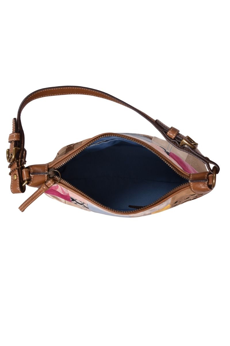 バッグ Coach Multicolor Patchwork Hobo Ltd Rare Coach Multi-color Patchwork Shoulder Bag