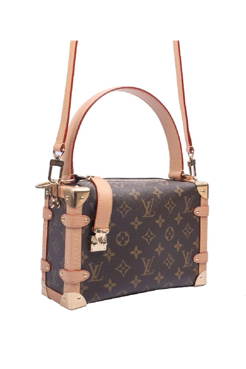 『4年保証』 Louis Vuitton Monogram Side Trunk PM Shoulder Bag ボストンバッグ
