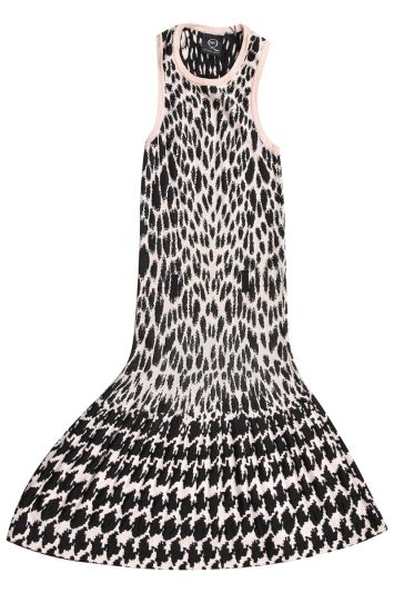 Alexander McQueen Animal Printed Dress
