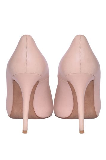 Alexander McQueen Leather Skull Peep Toe Heels