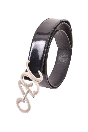 Armani Exchange Patent Leather Belt