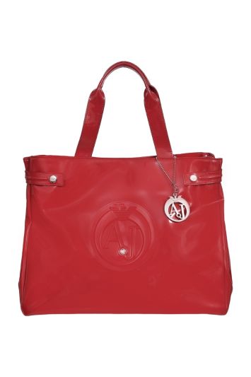 Armani Jeans Patent Leather Bag in Red | Patent leather bag, Leather, Armani  jeans