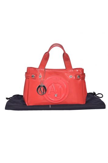 Armani Jeans Trimmed Tote Bag in Red - Ladies from DesignerWear2U UK