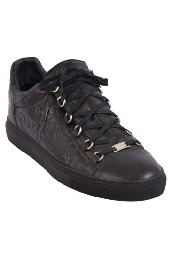 Balenciaga Arena Creased Leather Sneakers