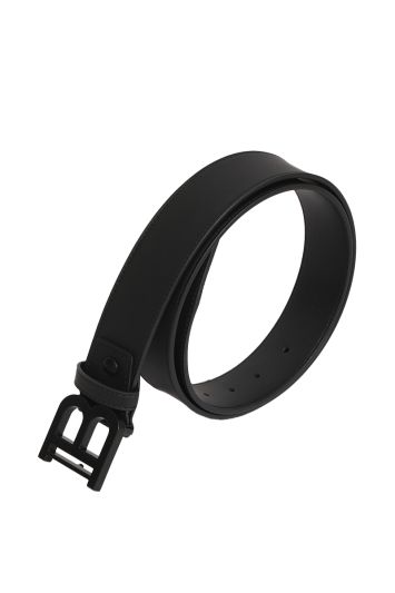 Balmain Black Buckle 120 cms Belt