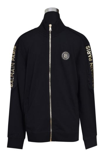 Balmain Black Zipper Tracksuit