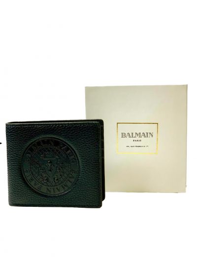 BALMAIN EMBOSSED BLACK WALLET RT60-10