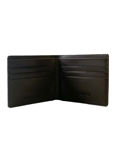 BALMAIN EMBOSSED BROWN WALLET