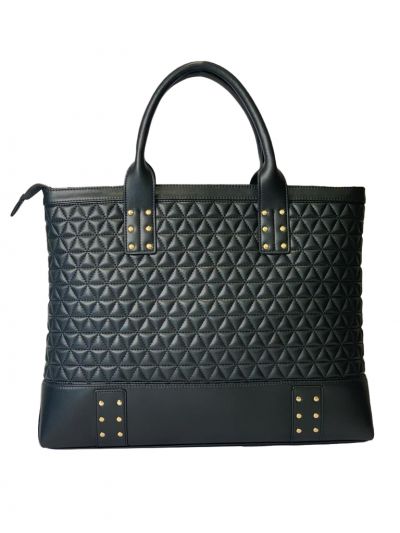 BALMAIN QUILTED DOMAINE TOTE BAG