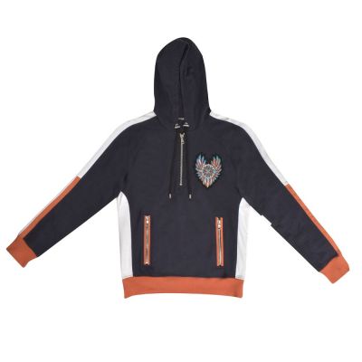 BALMAIN TRIBAL MEN HOODIE