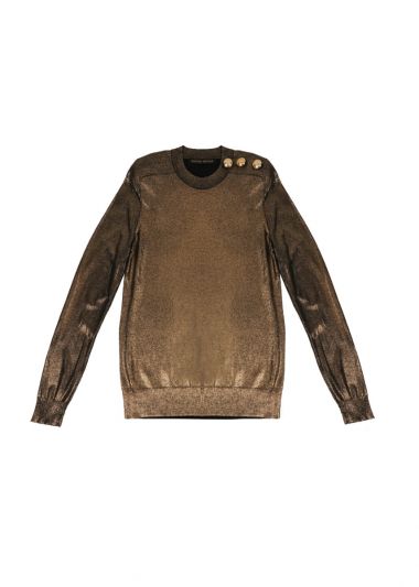 Balmain x H&M Copper Shimmer Sweater