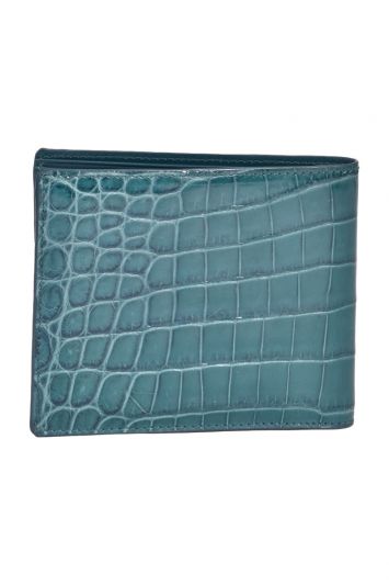 Bottega Veneta Crocodile Leather Bi Fold Wallet RT129-10