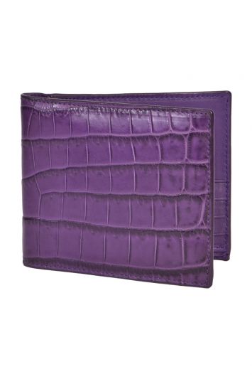 Bottega Veneta Crocodile Leather Bi Fold Wallet RT129-103
