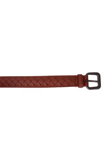 Bottega Veneta Intrecciato Leather Belt RT127-10