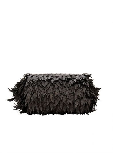 BOTTEGA VENETA LIMITED EDITION LEATHER LEAF CLUTCH