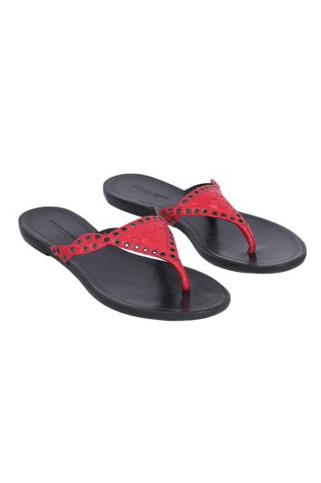 Red deals bottega sandals