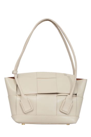 Arco Medium leather tote bag in white - Bottega Veneta | Mytheresa