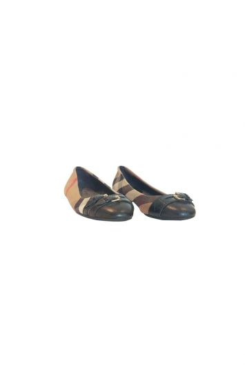 BURBEERY NOVA CHECK BALLERINA FLATS