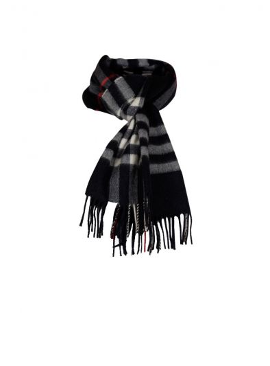 BURBERRY BLACK CHECKS MUFFLER