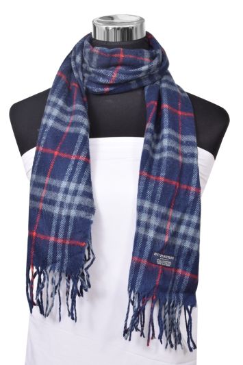 Burberry Blue Checks Scarf RT158-10