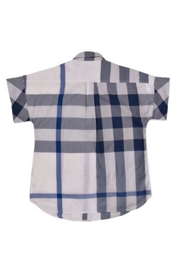 Burberry Brit Fred Check Gnawed Blue Shirt