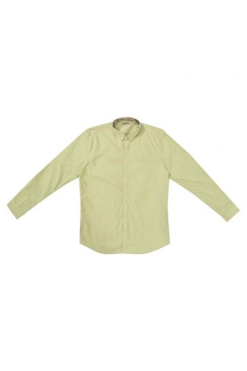 Burberry Brit Lime Cotton Full Sleeves Shirt