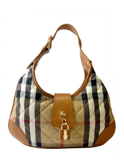 Burberrys House Check Shoulder Tote Bag Beige – AMORE Vintage Tokyo