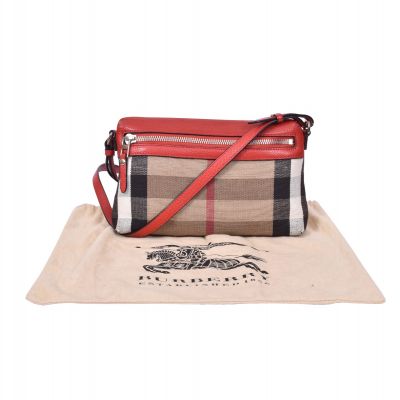 BURBERRY CADMIUN TOUSE CHECK SMALL FARLEY