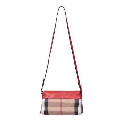 BURBERRY CADMIUN TOUSE CHECK SMALL FARLEY