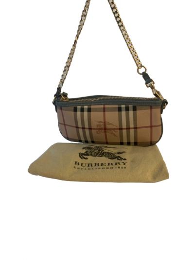 Burberry Haymarket Check Clara Pochette Bag
