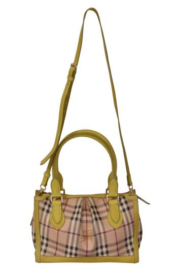 Burberry Haymarket Check Shoulder Handbag