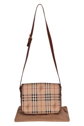 Burberry HaymarketCrossbody Bag