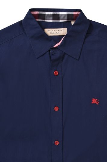 Burberry London Navy Blue Shirt