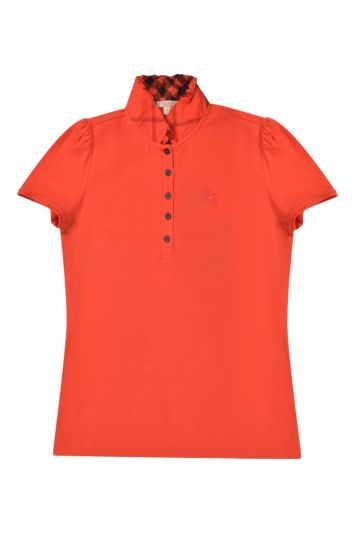 Burberry Nova Checks Collar Polo T Shirt