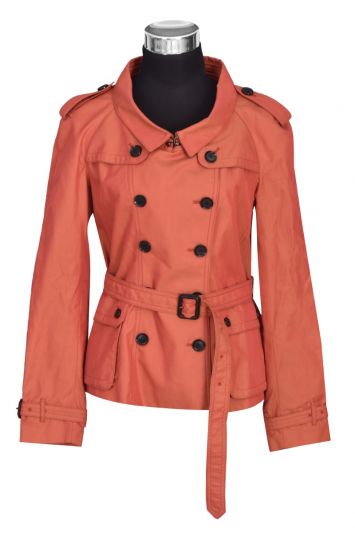 Orange burberry jacket hot sale