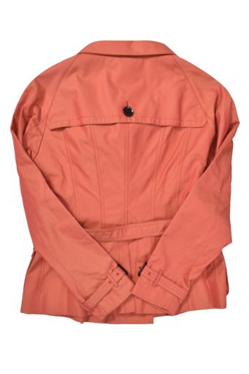 Burberry Orange Trench Coat