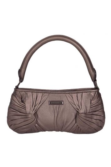 Burberry Prorsum Metallic Leather Shoulder Bag