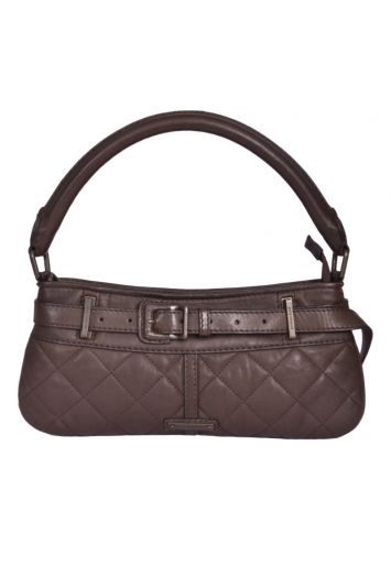 Burberry Quilted Leather Brown Shoulder Bag