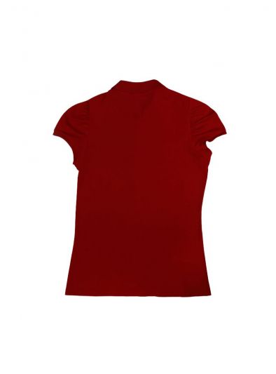 BURBERRY RED POLO T SHIRT