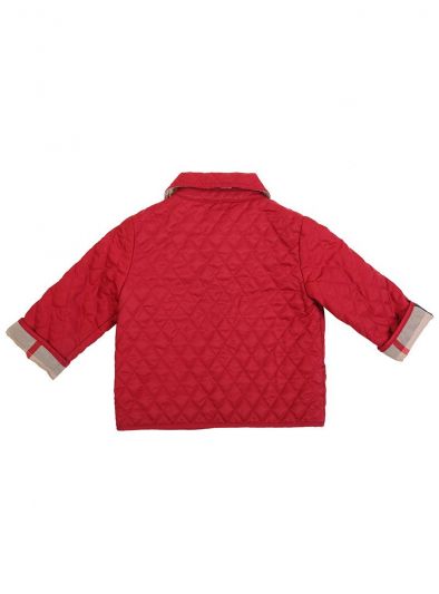 BURBERRY RED QUILTED JACKET
