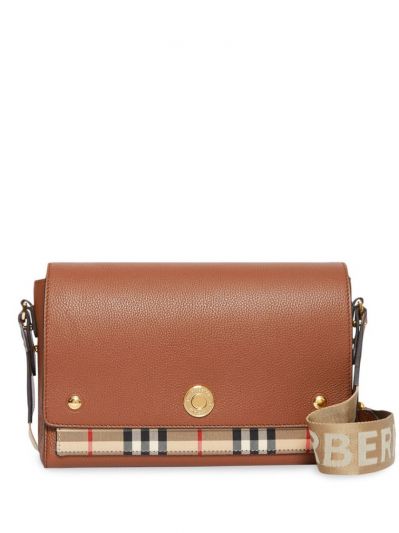 BURBERRY VINTAGE CHECK NOTE CROSSBODY BAG