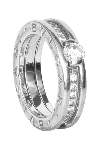 Bvlgari B.Zero1 White Gold and Diamonds Engagement Ring