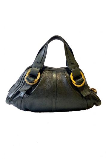 BVLGARI CALF LEATHER SHOULDER BAG