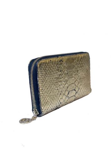 BVLGARI GOLD EXOTIC SKIN WALLET