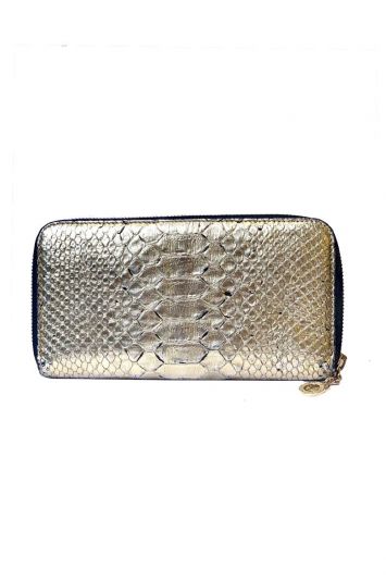 BVLGARI GOLD EXOTIC SKIN WALLET