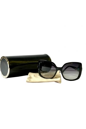 BVLGARI MULTICOLOR OVERSIZED STONE EMBELLISHED SUNGLASSES