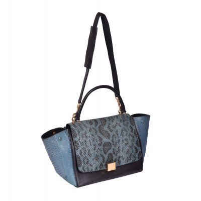 CELINE TRAPEZE SNAKESKIN BAG