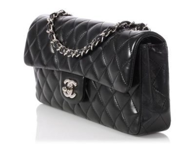 CHANEL EAST WEST FLAP QUILTED BAG