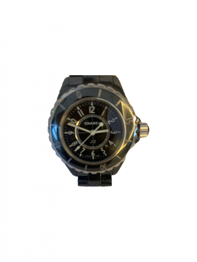 Chanel J12 Unisex Black Ceramic and Steel Watch